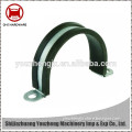 China Supplier Galvanized Steel C Clamp with rubber